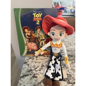 Toy story 2 Hardback book Jessie &Cowgirl Plush Character Rare Bundle Woody Buzz
